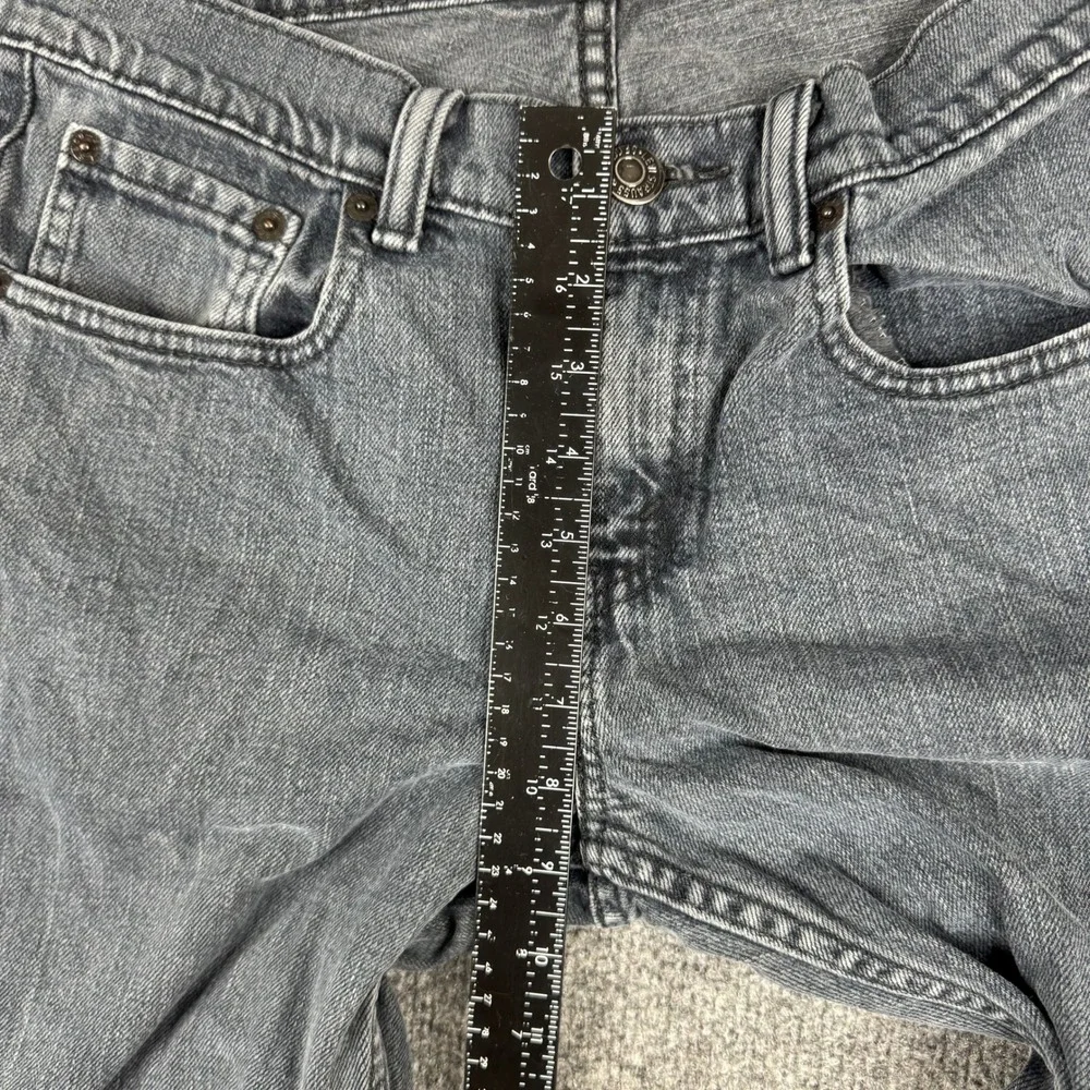Levi's Jeans Mens Size 30x28 Black 511 Skinny Fit Faded Denim Stretch Casual